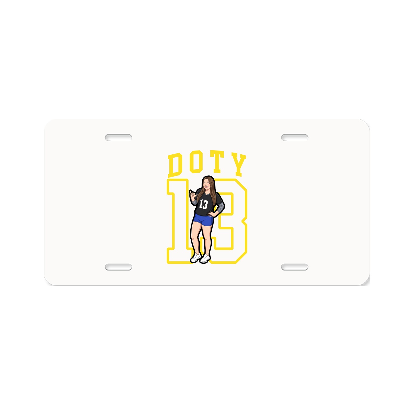 Aluminum License Plate