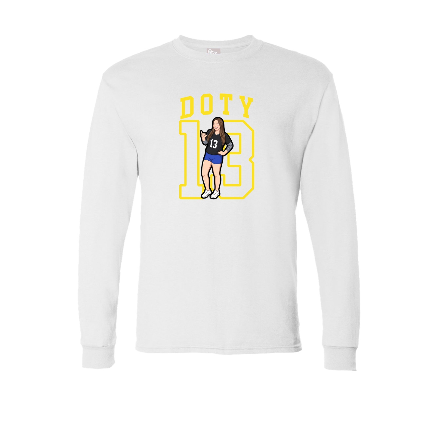 Long Sleeve Tee — Shirsey in White