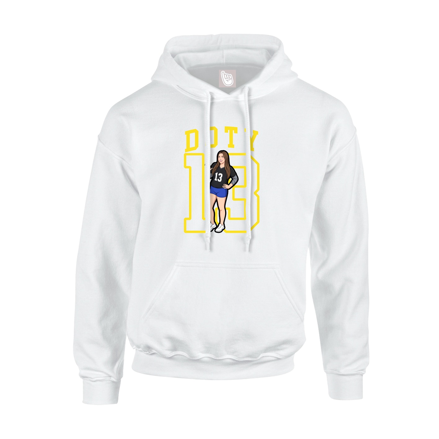 Youth Hoodie — Shirsey in White