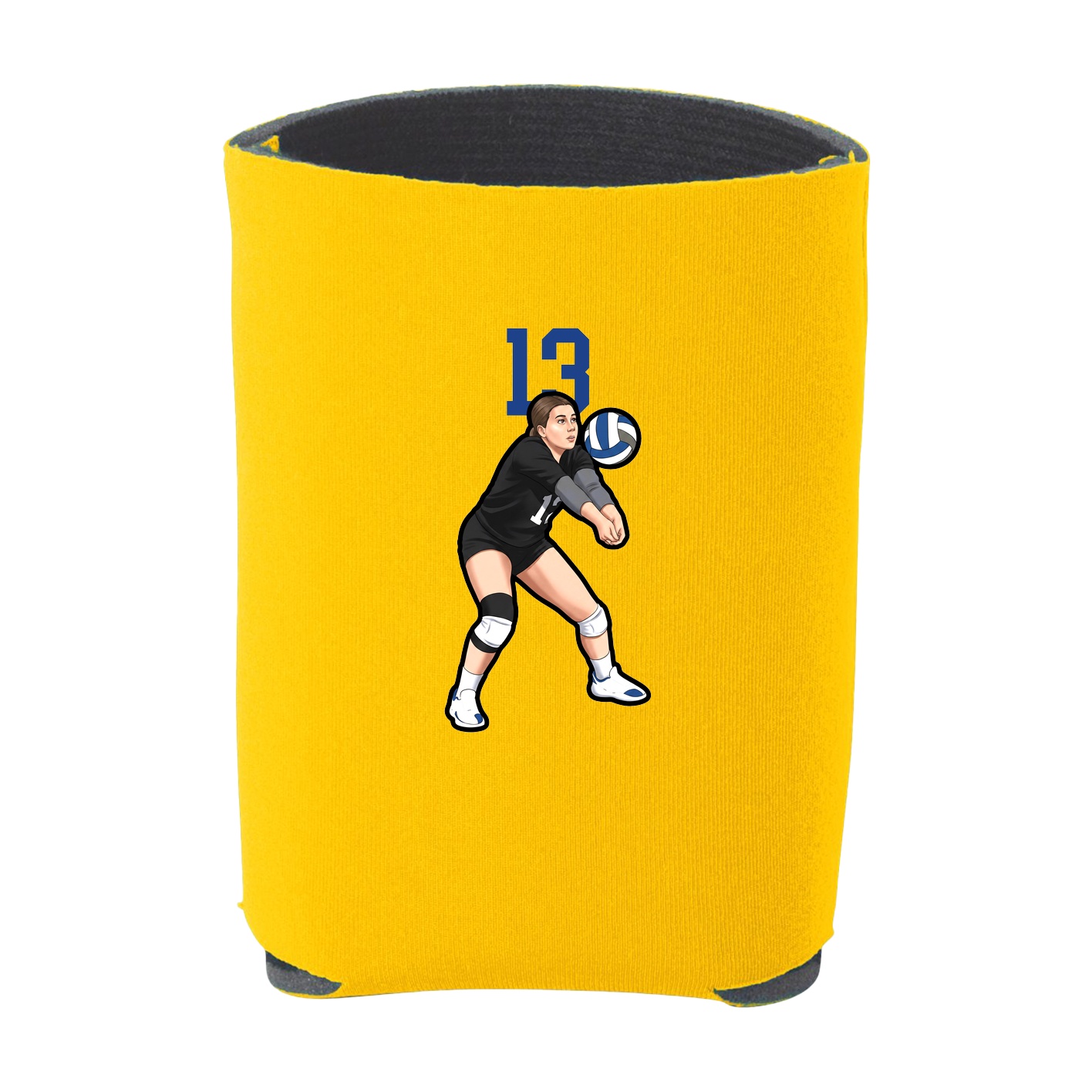 Can Holder — Number Top in Yellow