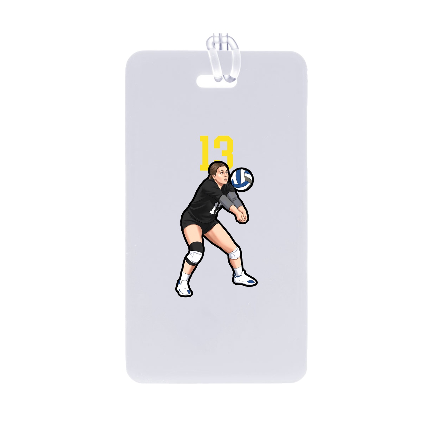 Bag Tag — Number Top in Classic