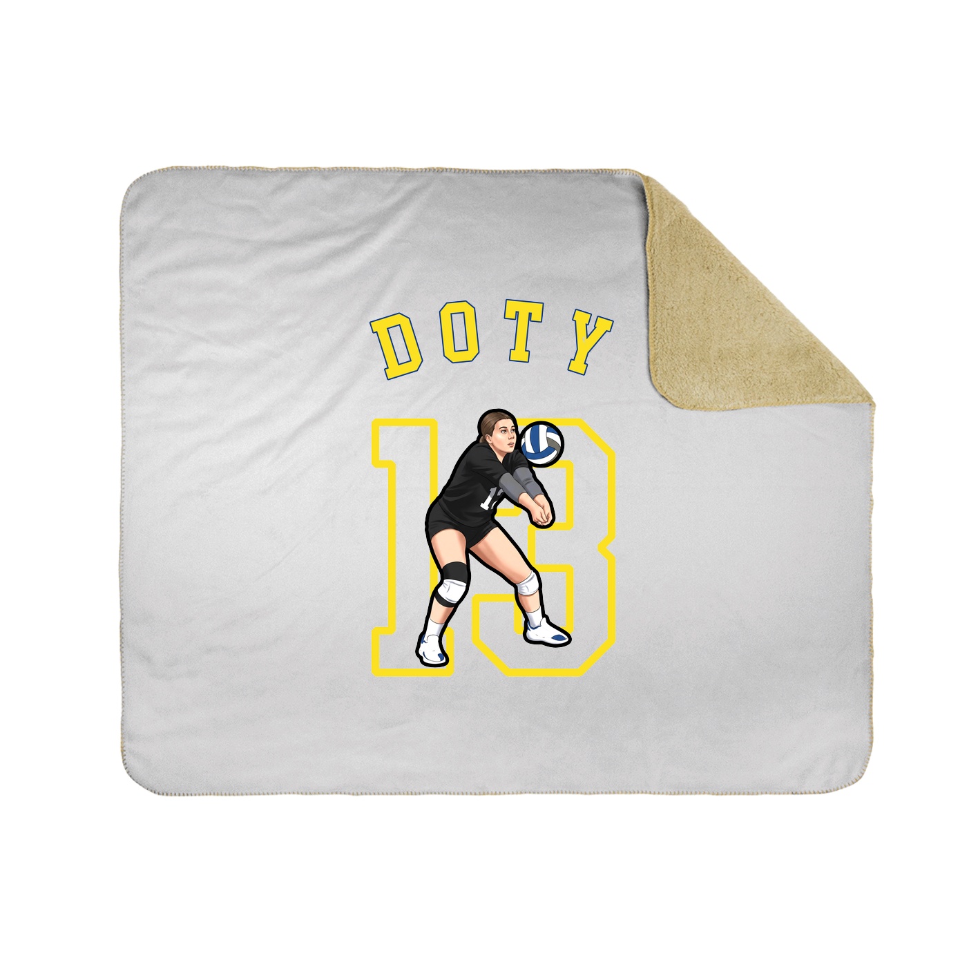 Throw Blanket — Shirsey Arch in White