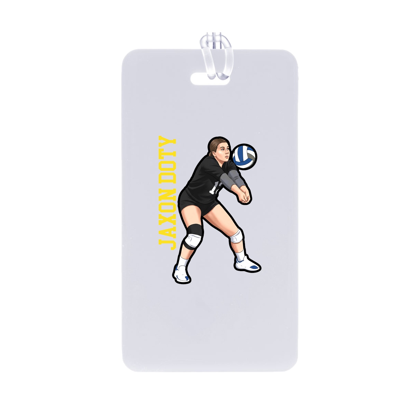 Bag Tag — Name Vertical in Classic
