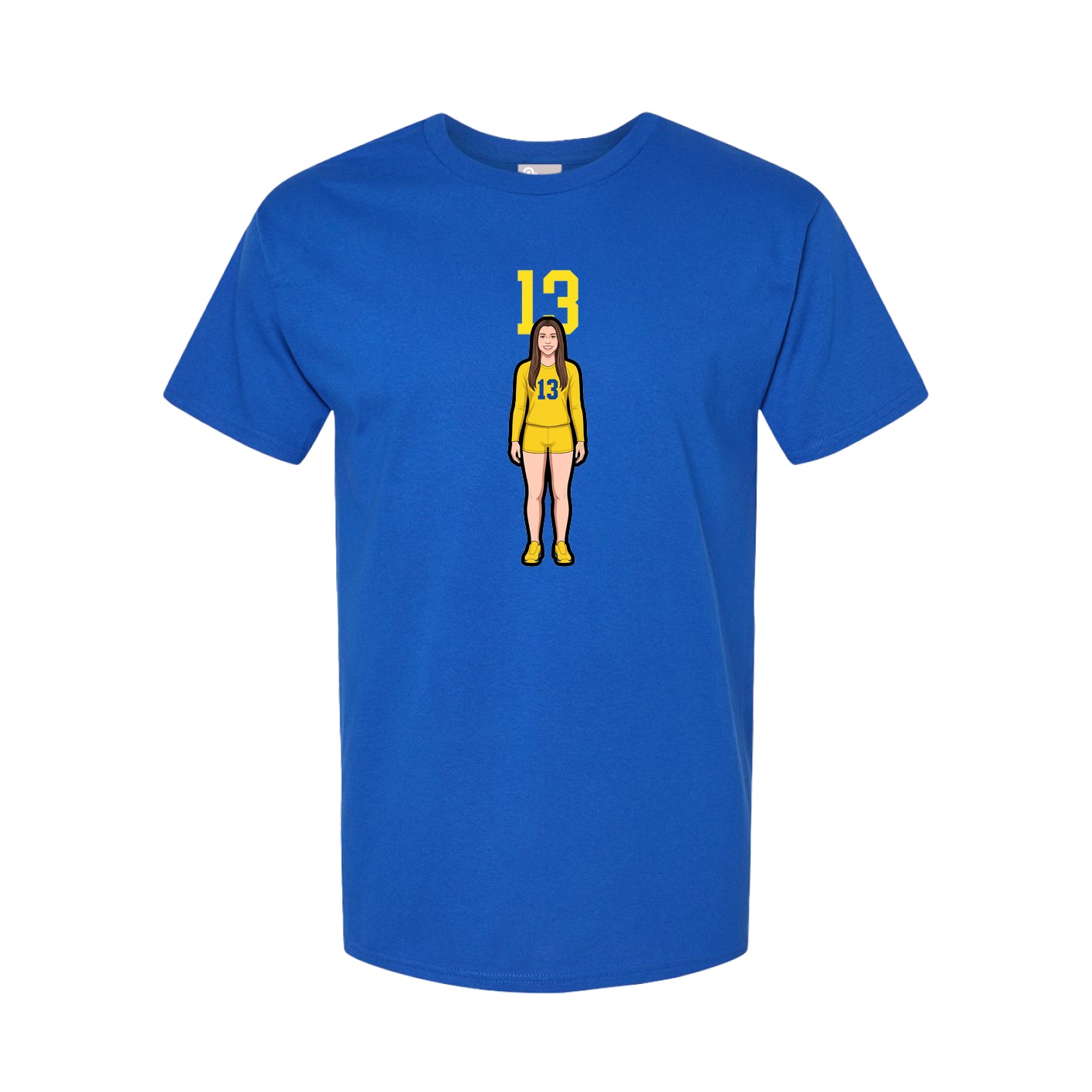 Tee — Number Top in Royal