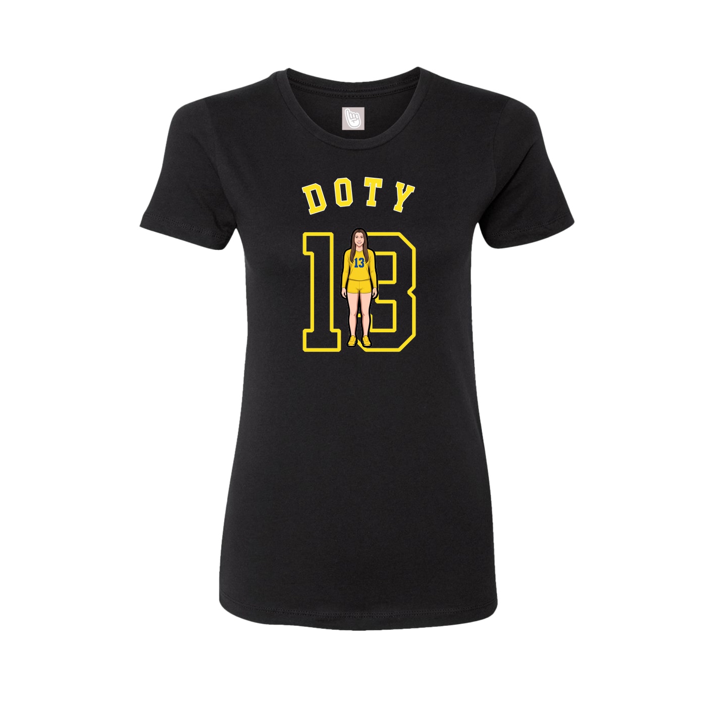 Womens Tee — Shirsey Arch in Black