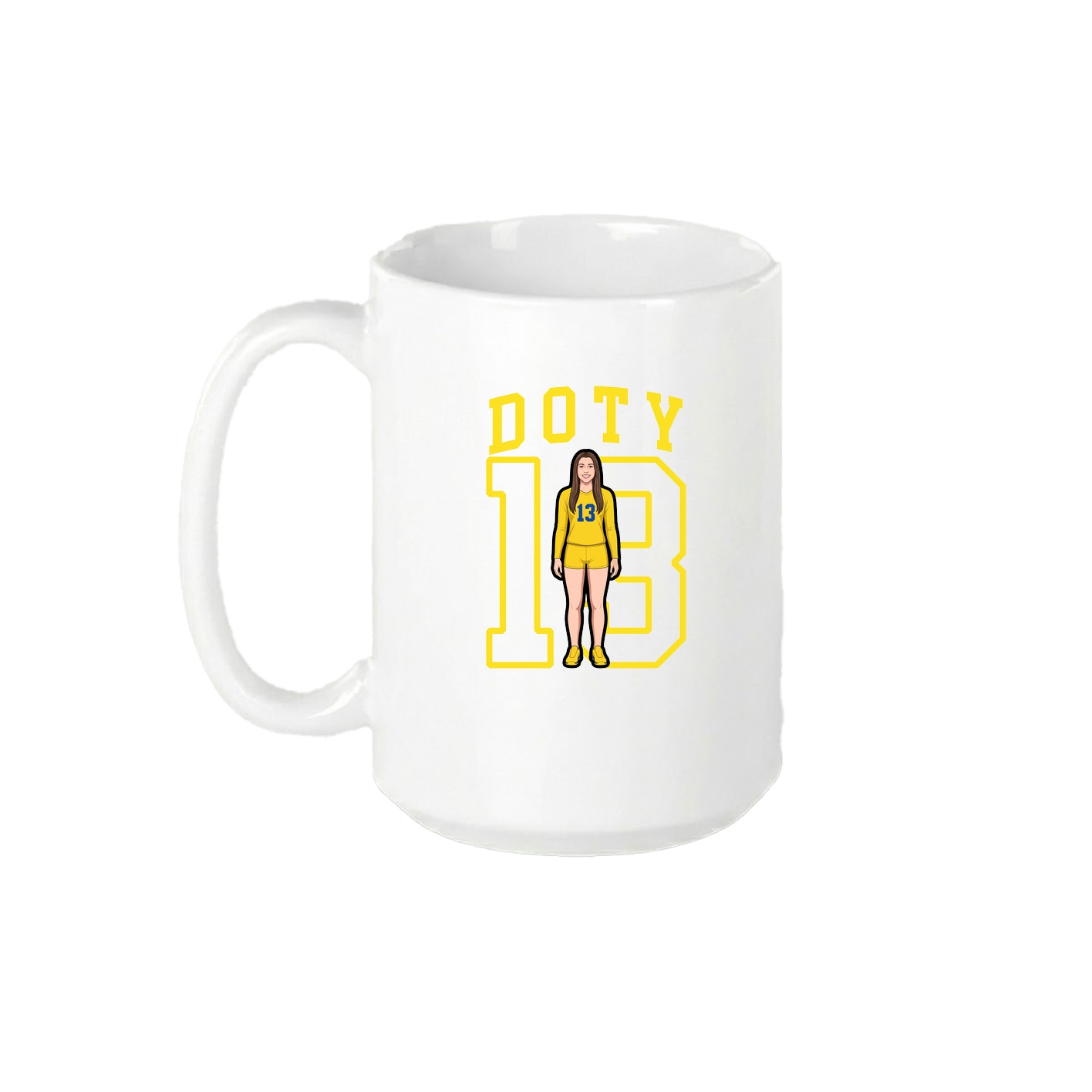 15oz Coffee Mug — Shirsey in White