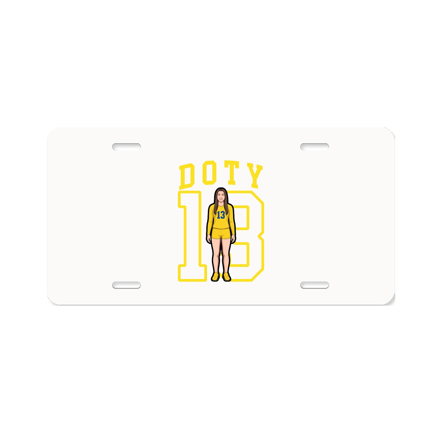 License Plate — Shirsey in Classic