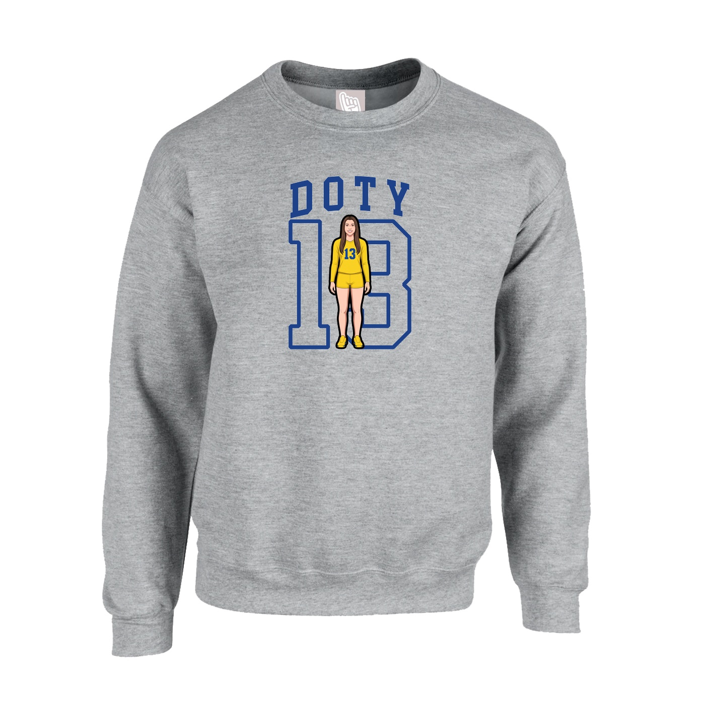 Fleece Crew — Shirsey in Grey
