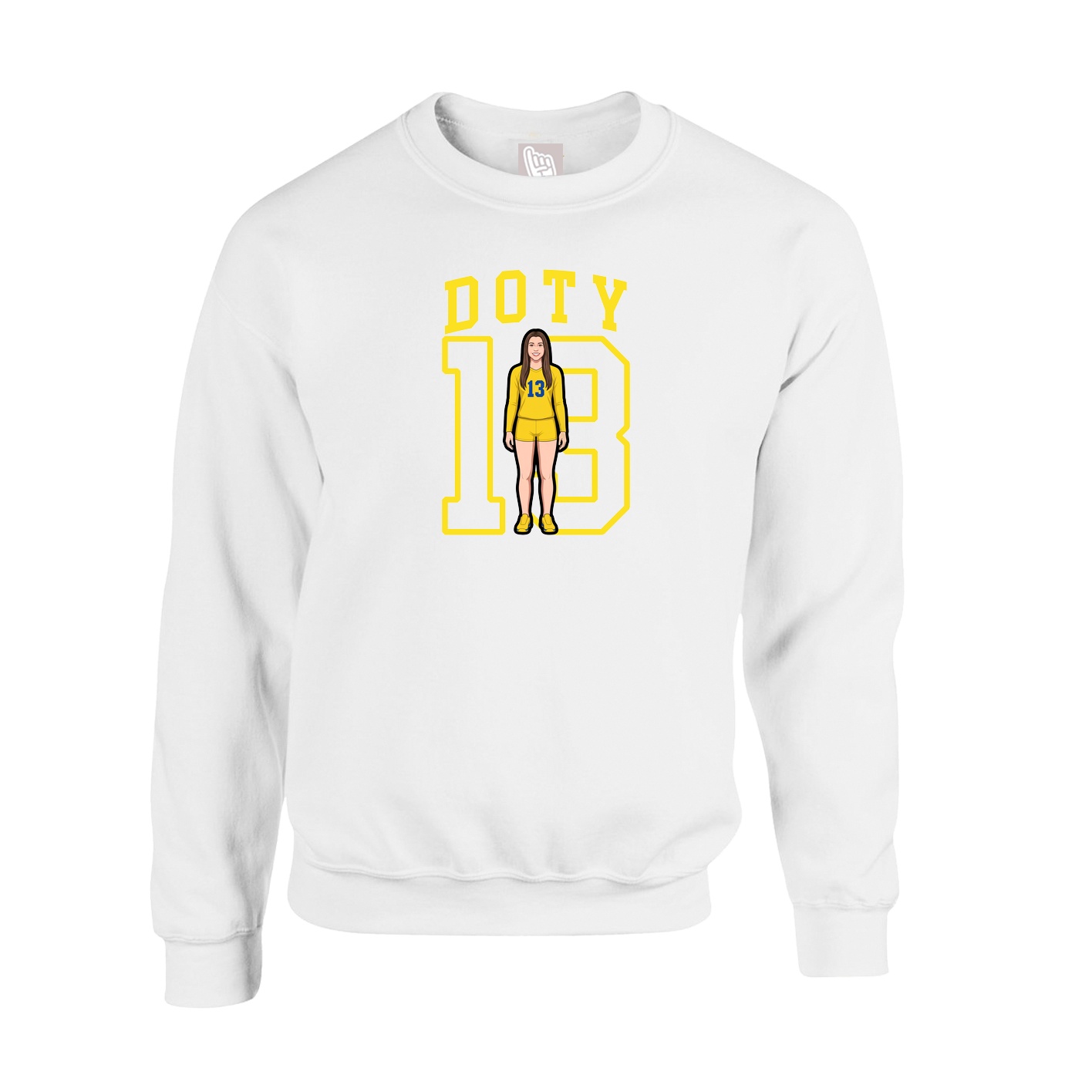 Fleece Crew — Shirsey in White
