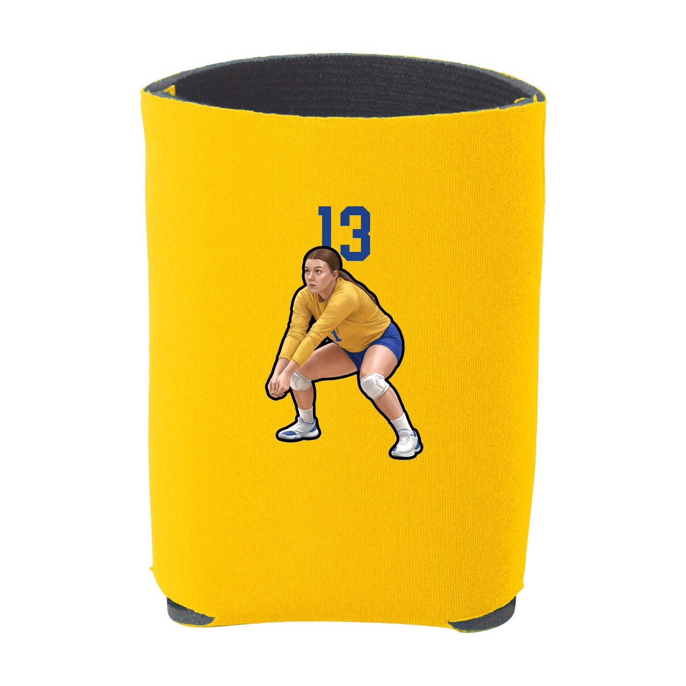 Can Holder — Number Top in Yellow