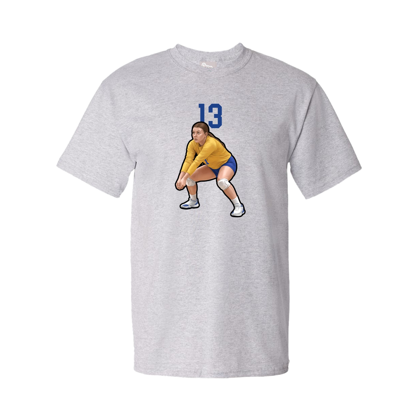 Tee — Number Top in Grey