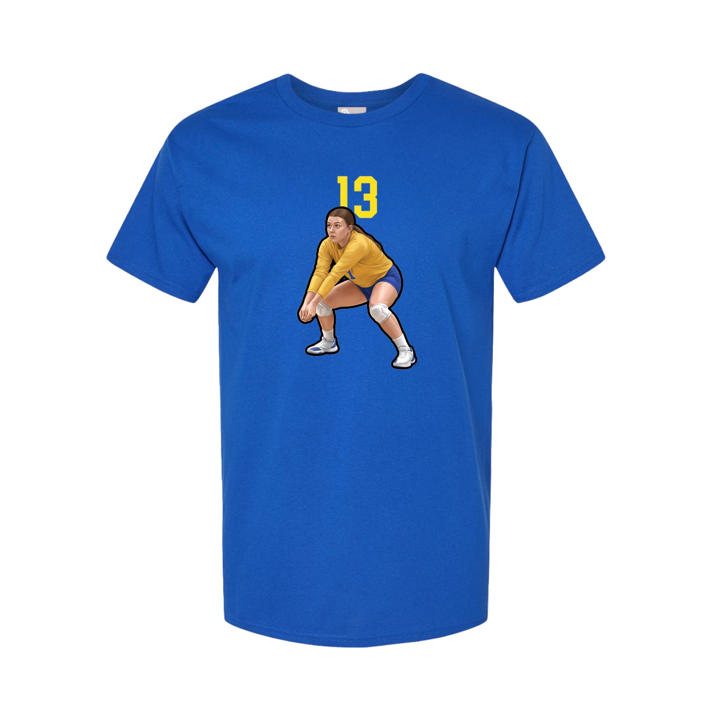 Tee — Number Top in Royal
