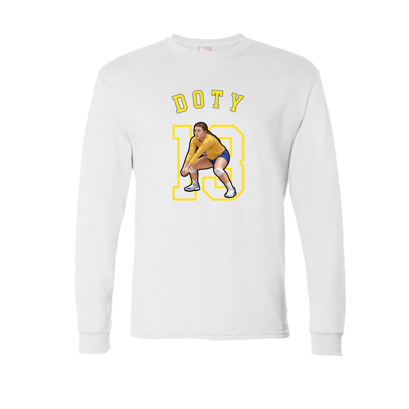 Long Sleeve Tee — Shirsey Arch in White