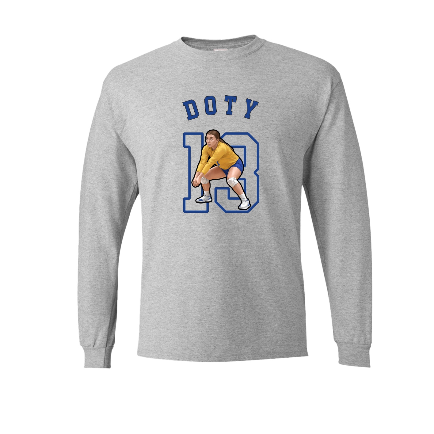 Long Sleeve Tee — Shirsey Arch in Grey