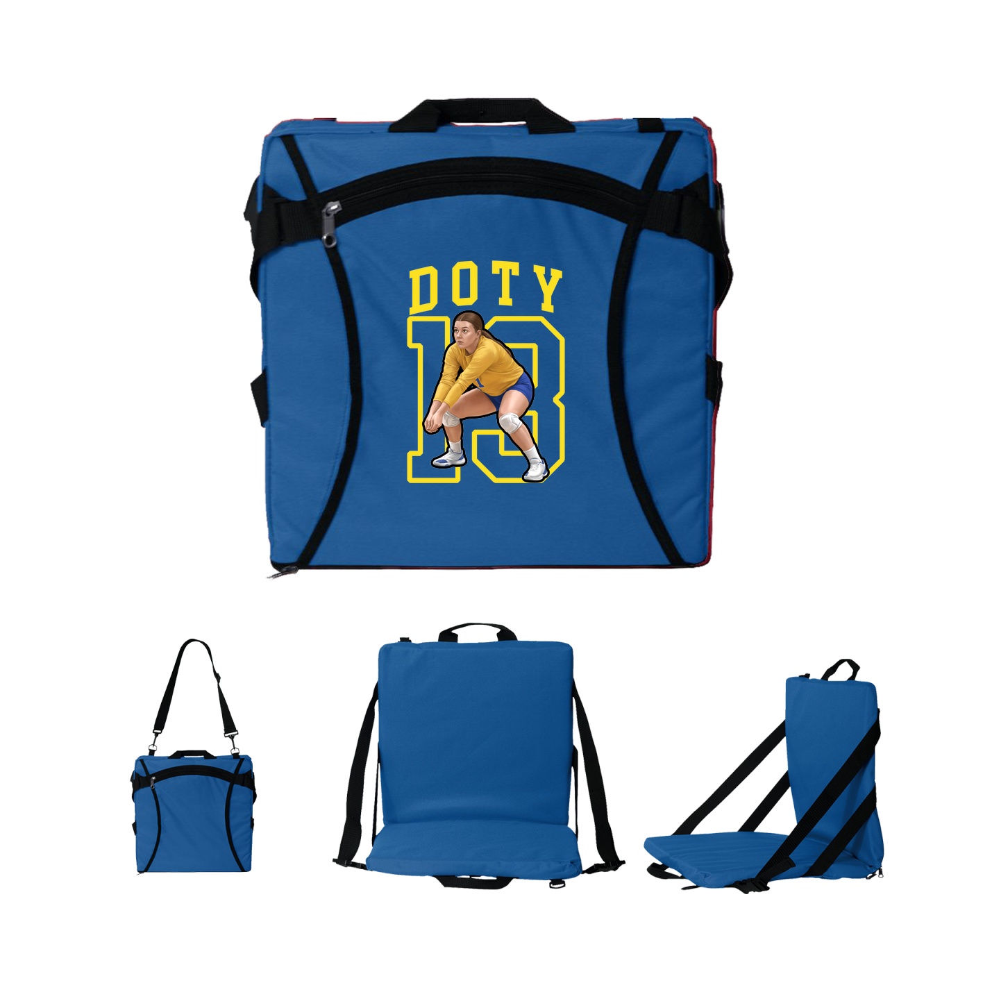 Folding Stadium Seat — Shirsey in Royal