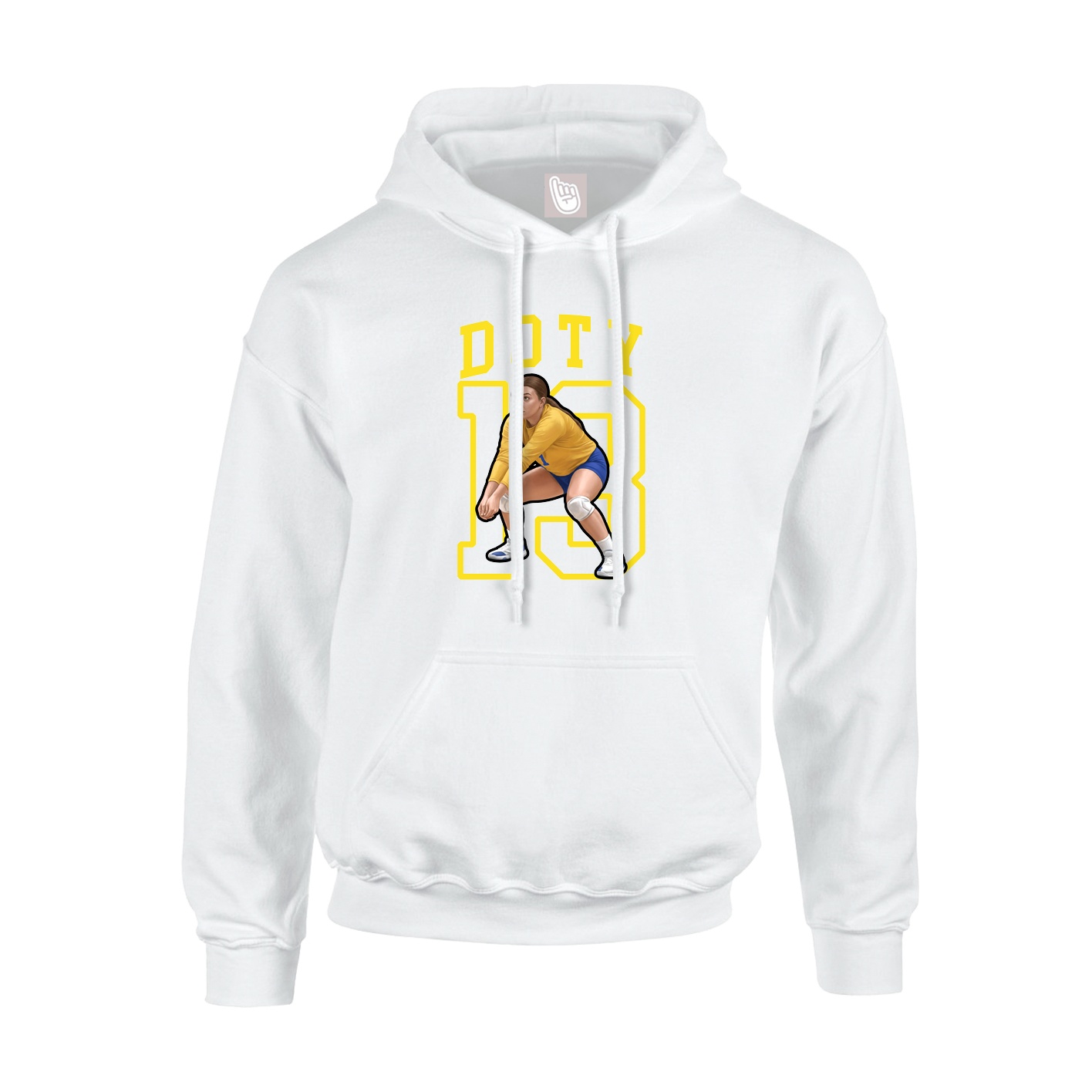 Hoodie — Shirsey in White