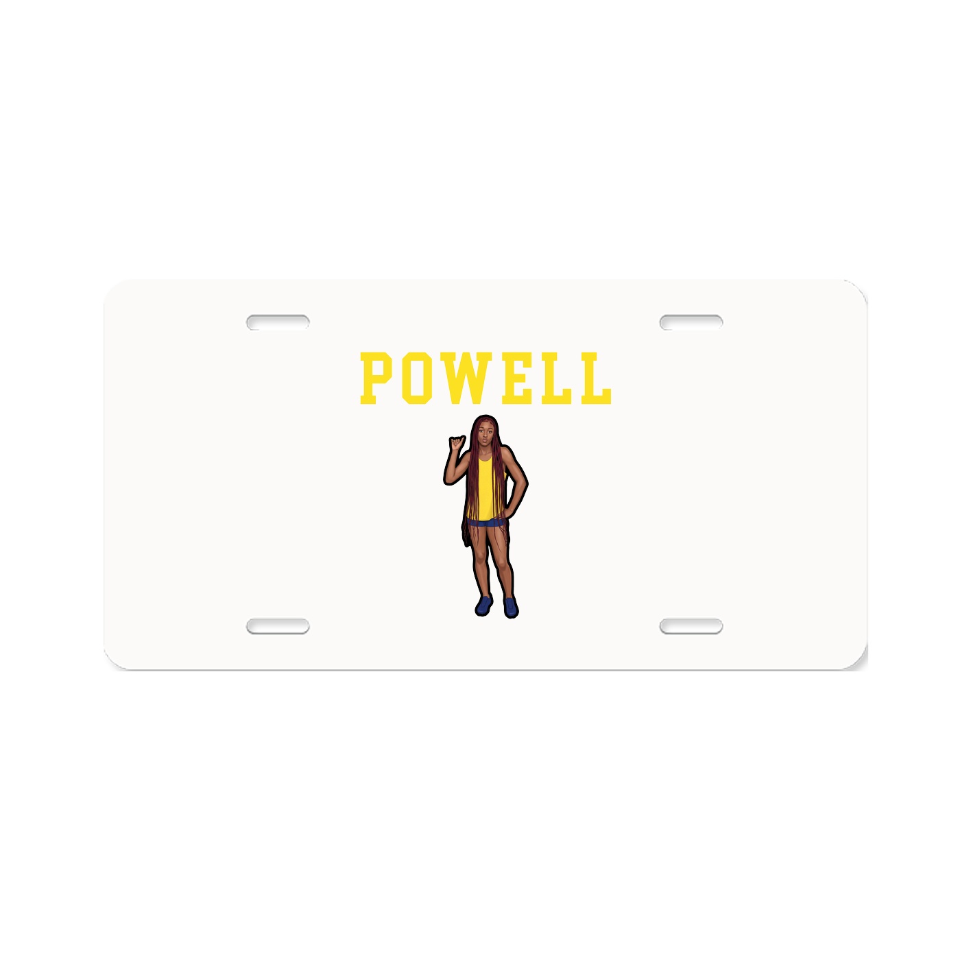 License Plate — Shirsey in Classic