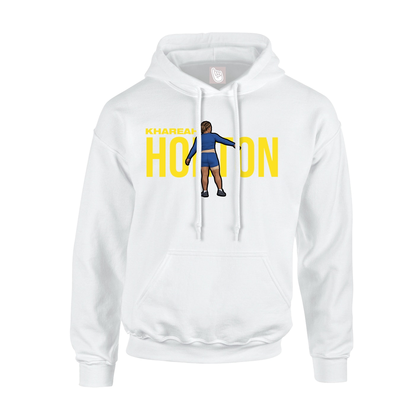 Youth Hoodie — Player Name in White