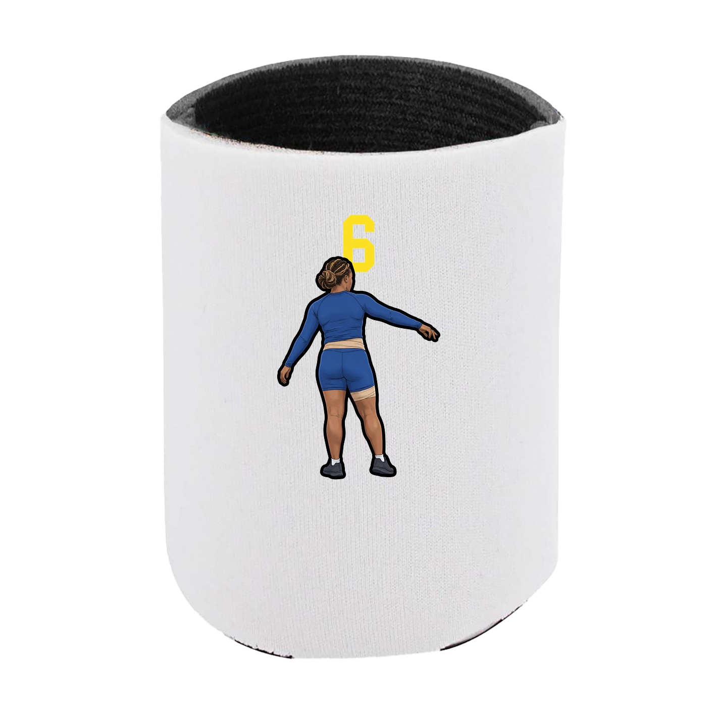 Can Holder — Number Top in White
