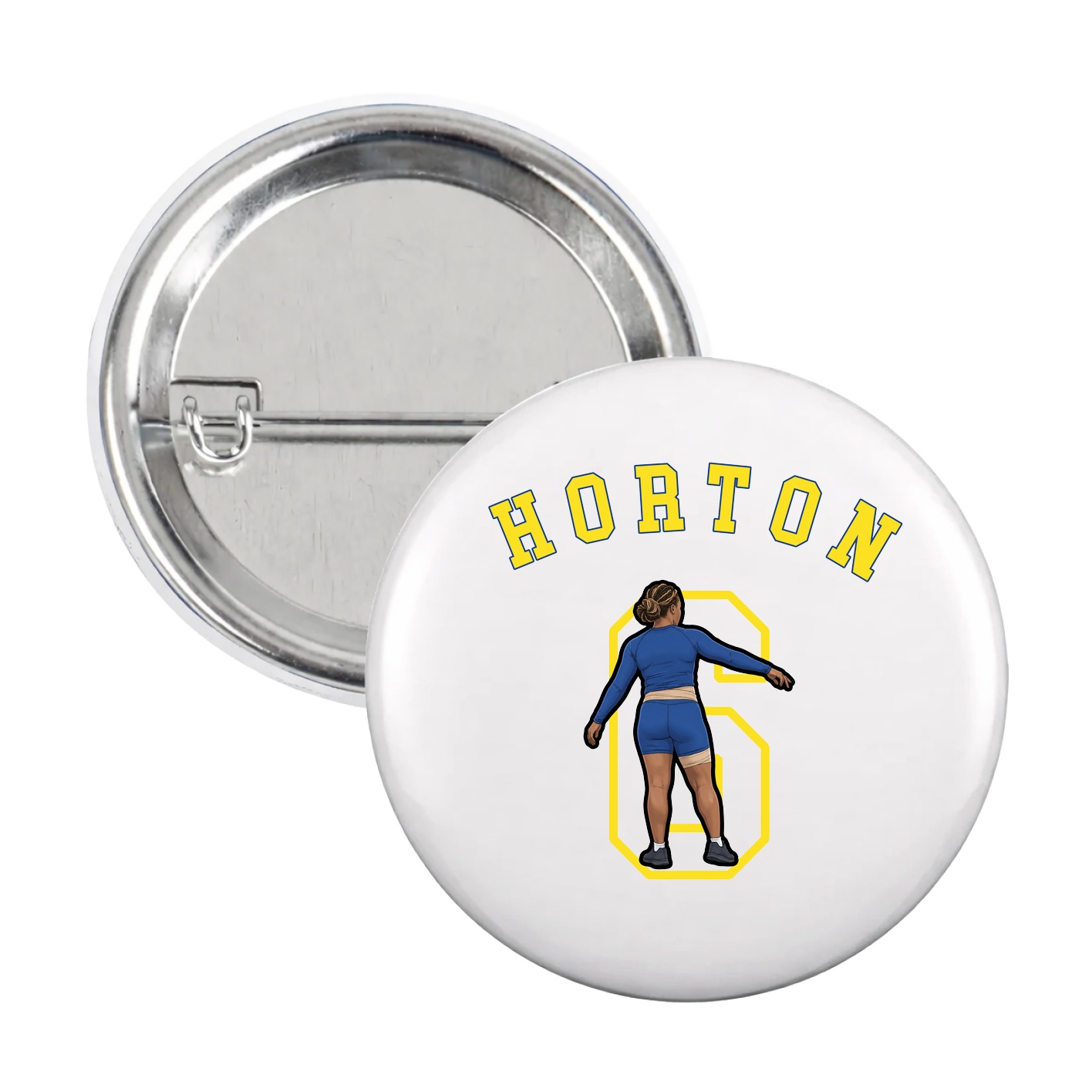Game Day Button — Shirsey Arch in White