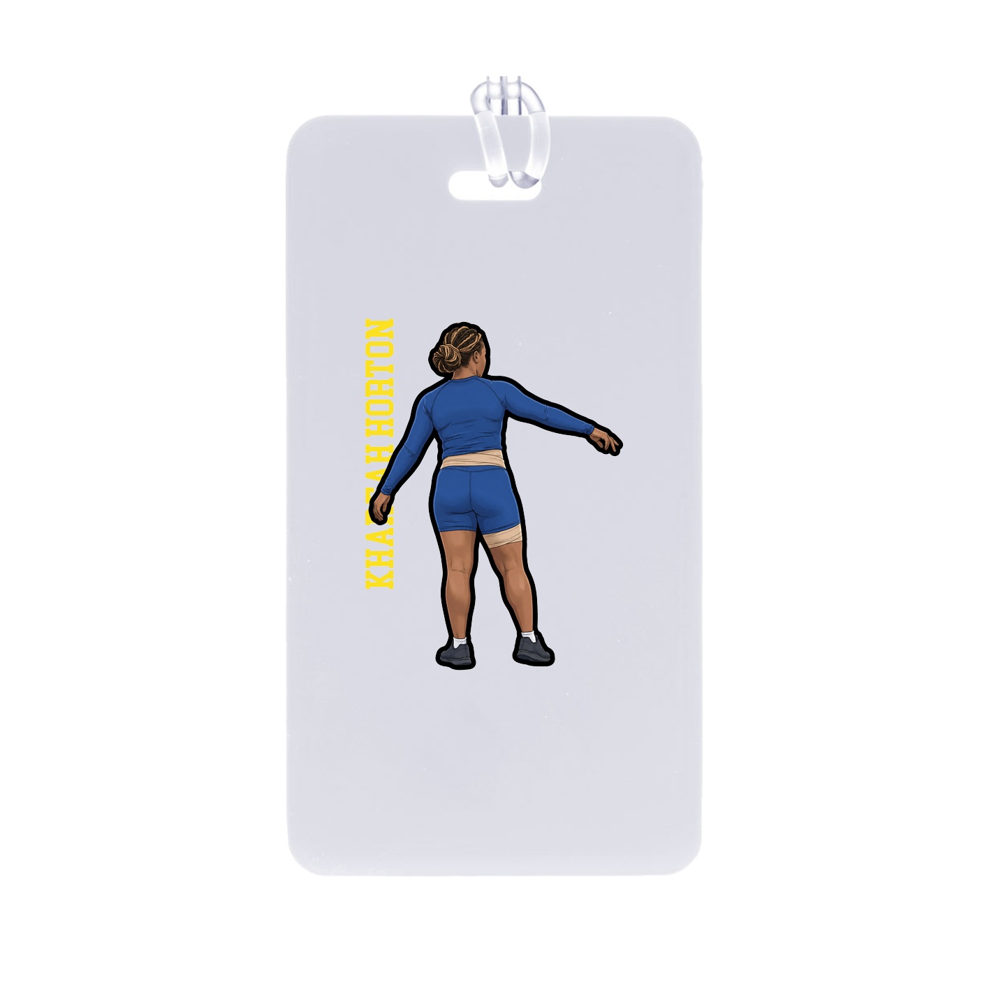 Bag Tag — Name Vertical in Classic