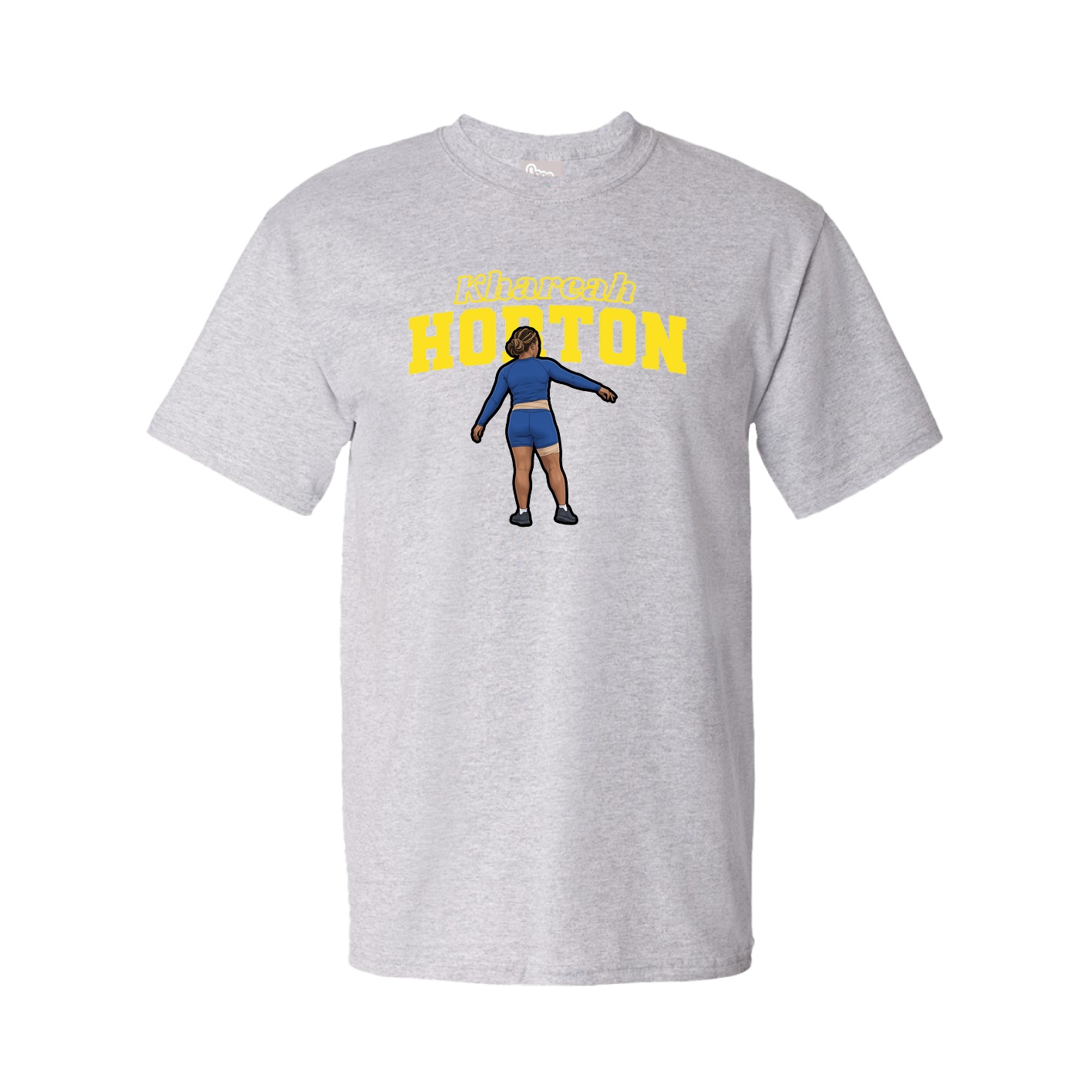 Tee — Name Arch in Grey