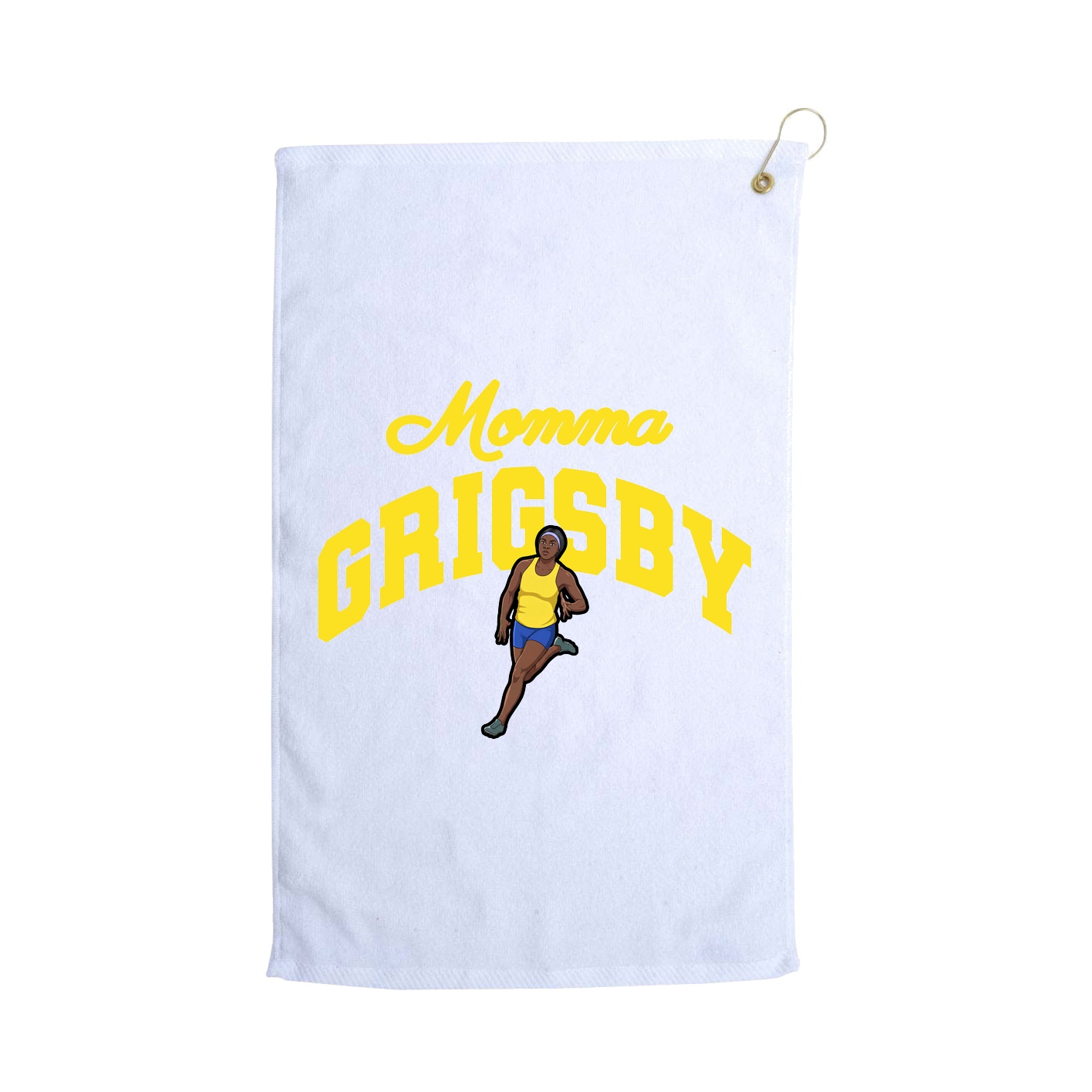 Golf Towel — Mothers Day Arch in White
