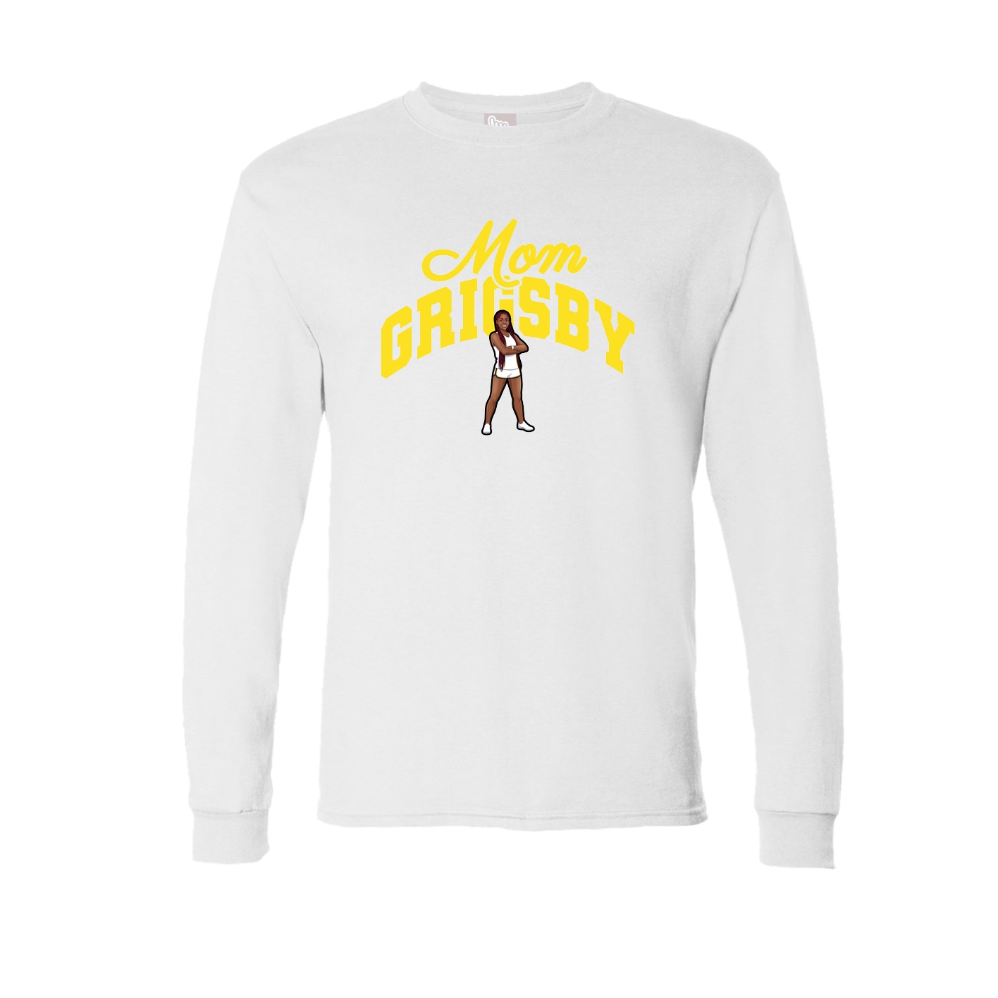 Long Sleeve Tee — Mothers Day Arch in White