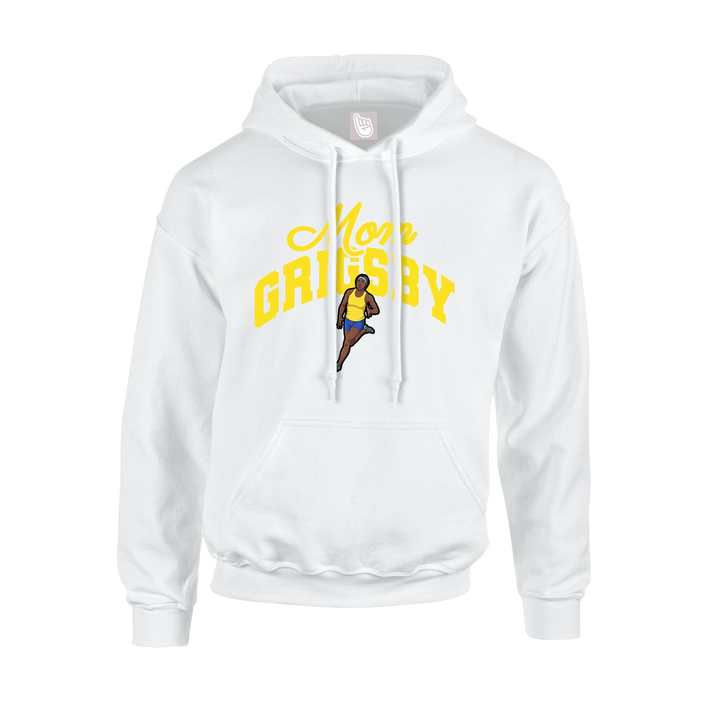 Youth Hoodie — Mothers Day Arch in White