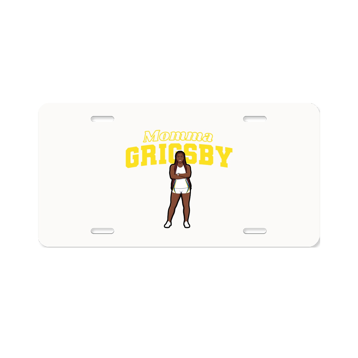 License Plate — Mothers Day Block in Classic