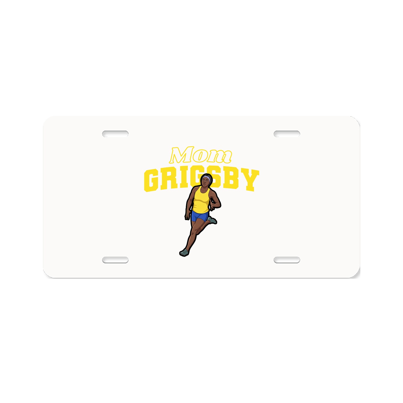 License Plate — Mothers Day Block in Classic