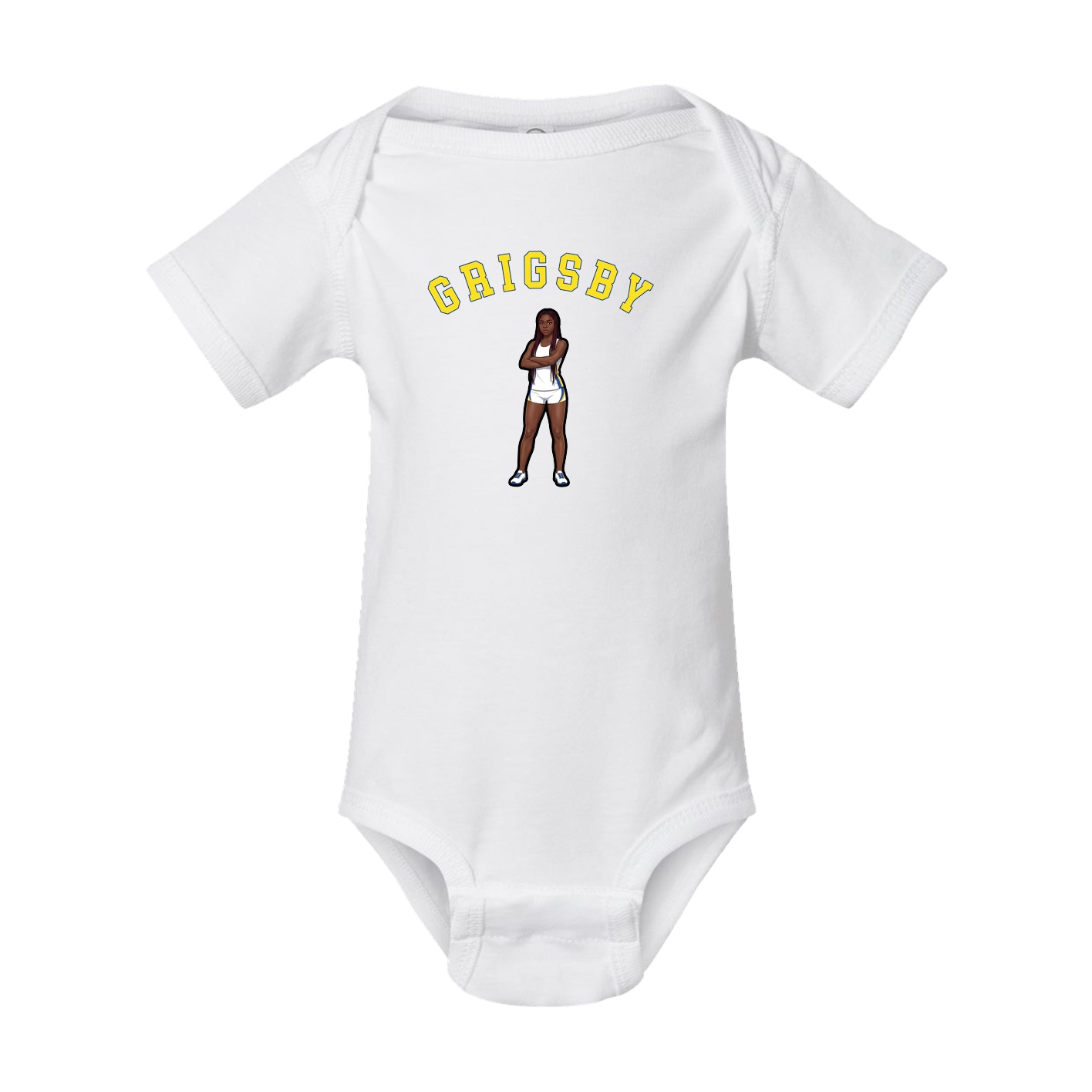Baby Onesie — Shirsey Arch in White
