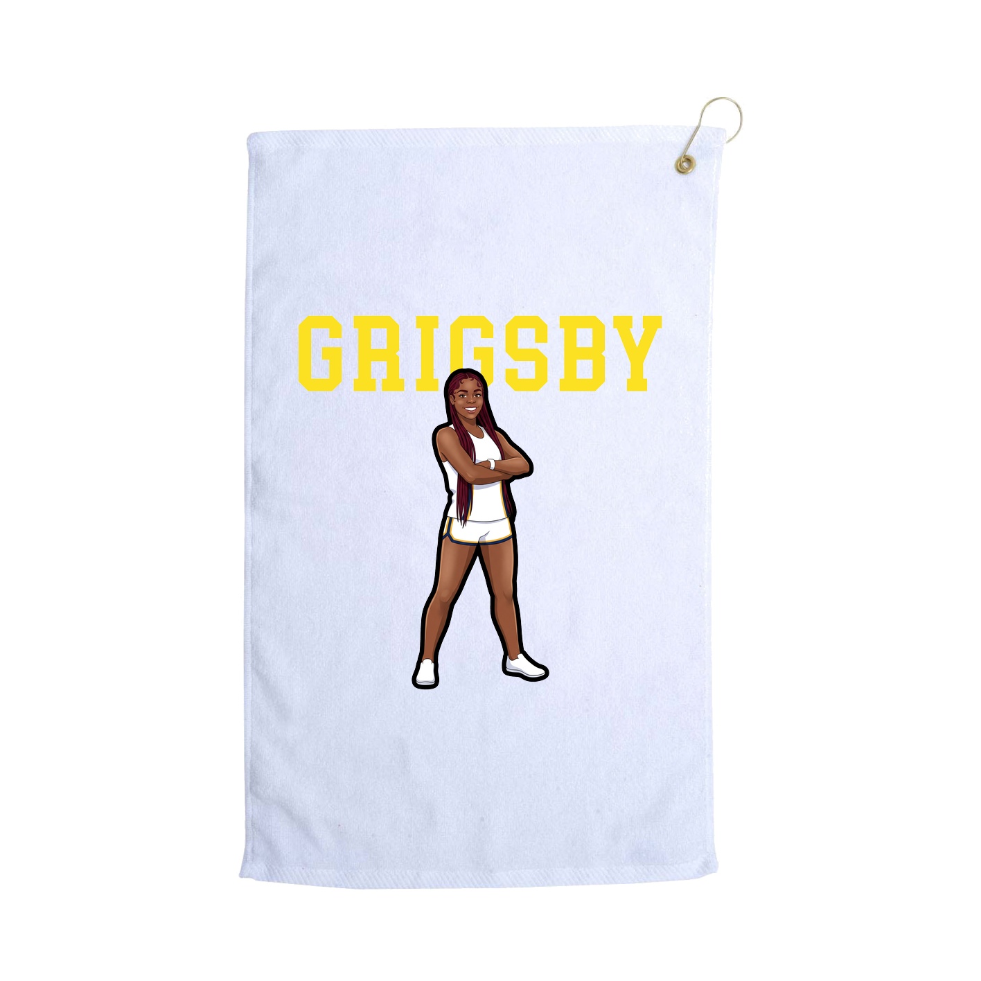 Golf Towel — Shirsey in White