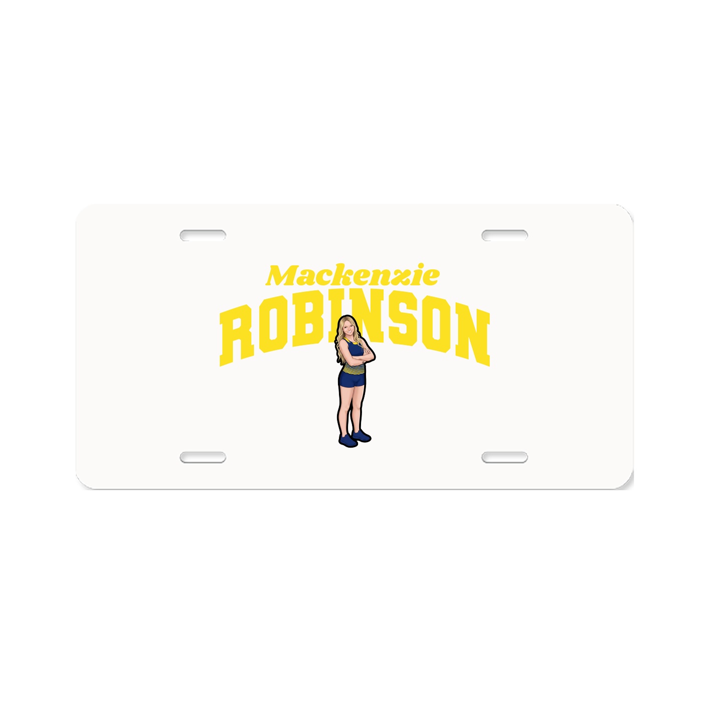 License Plate — Signature Arch in Classic