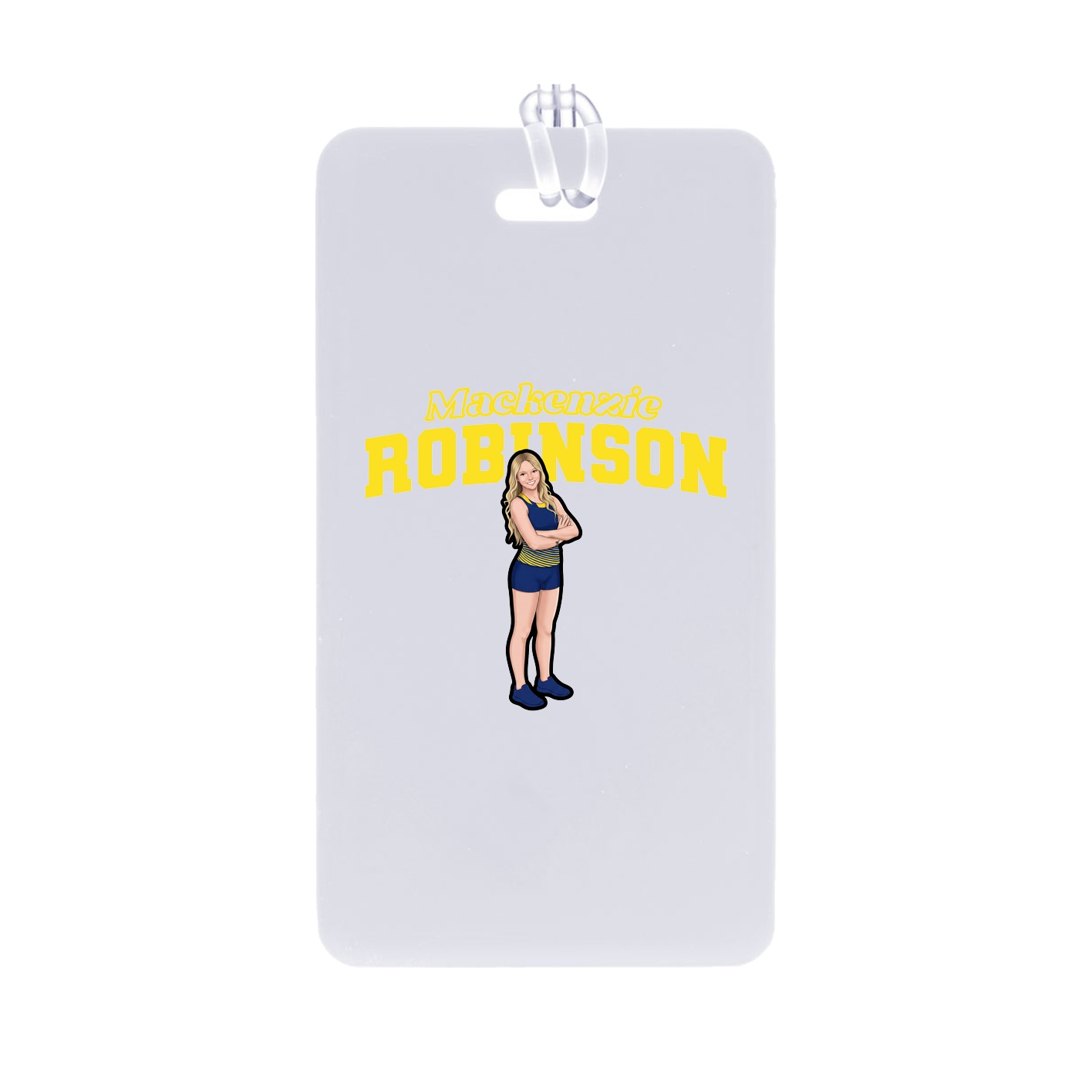 Bag Tag — Name Arch in Classic