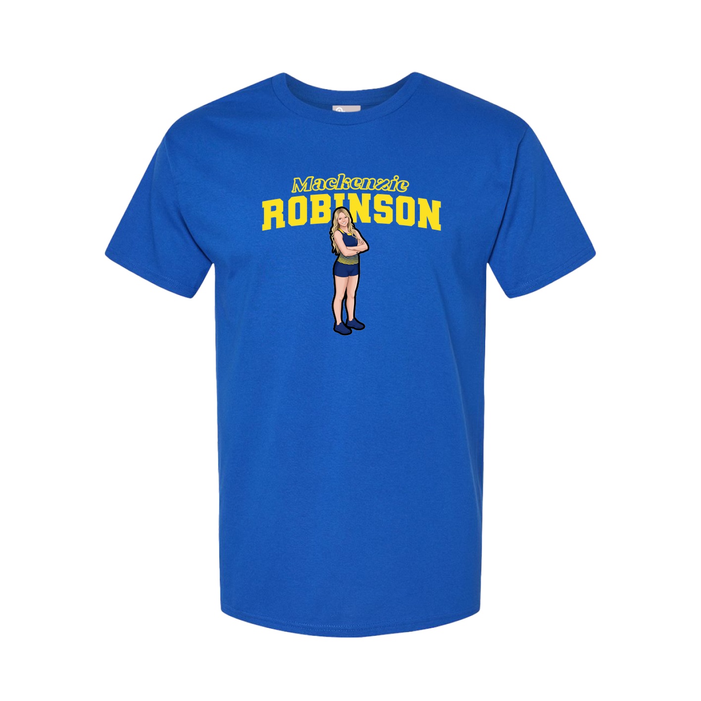 Tee — Name Arch in Royal
