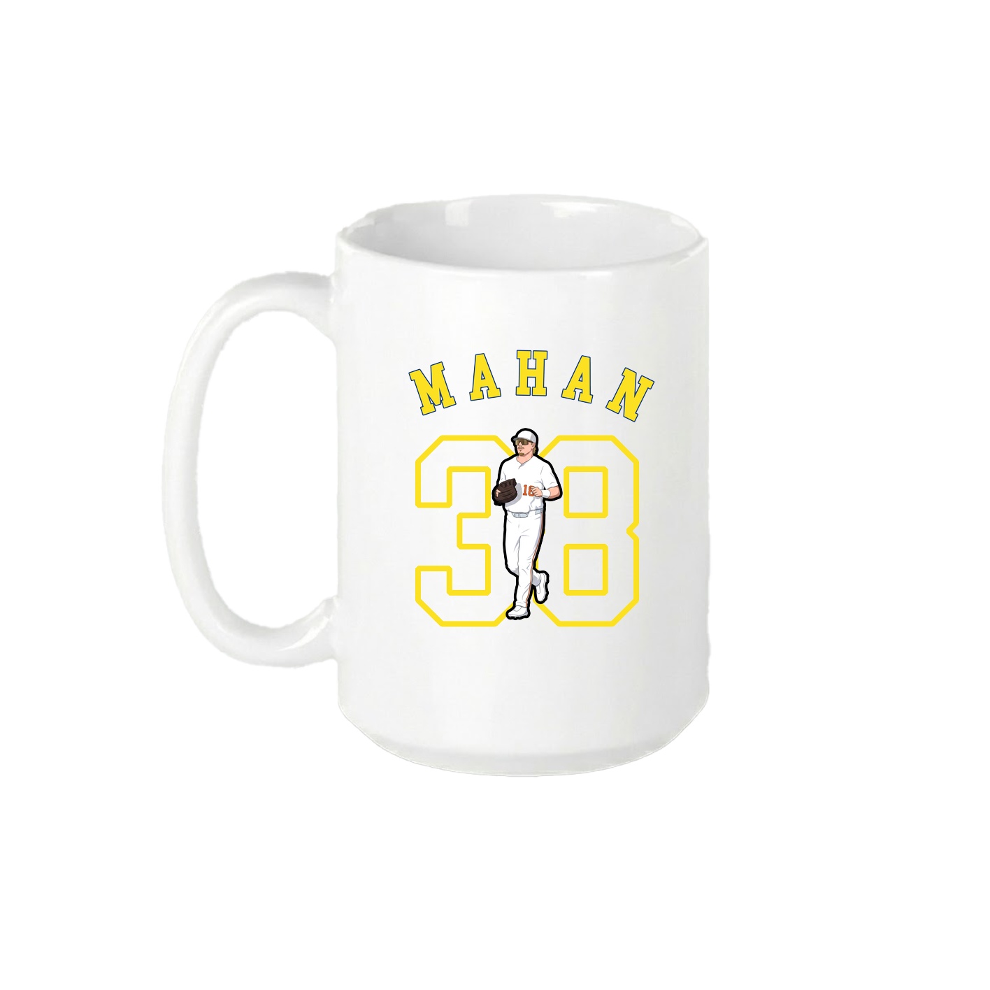 15oz Coffee Mug — Shirsey Arch in White