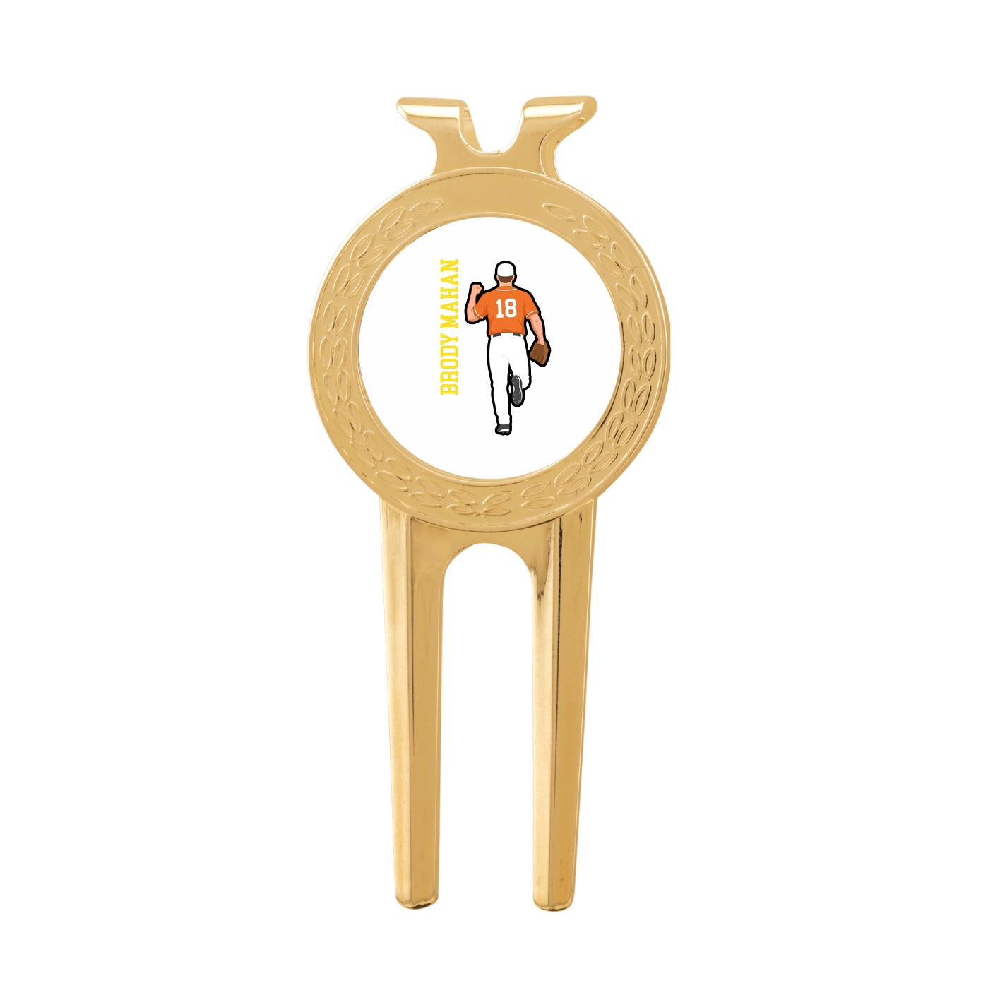 Divot Tool with Ball Marker — Name Vertical in Classic