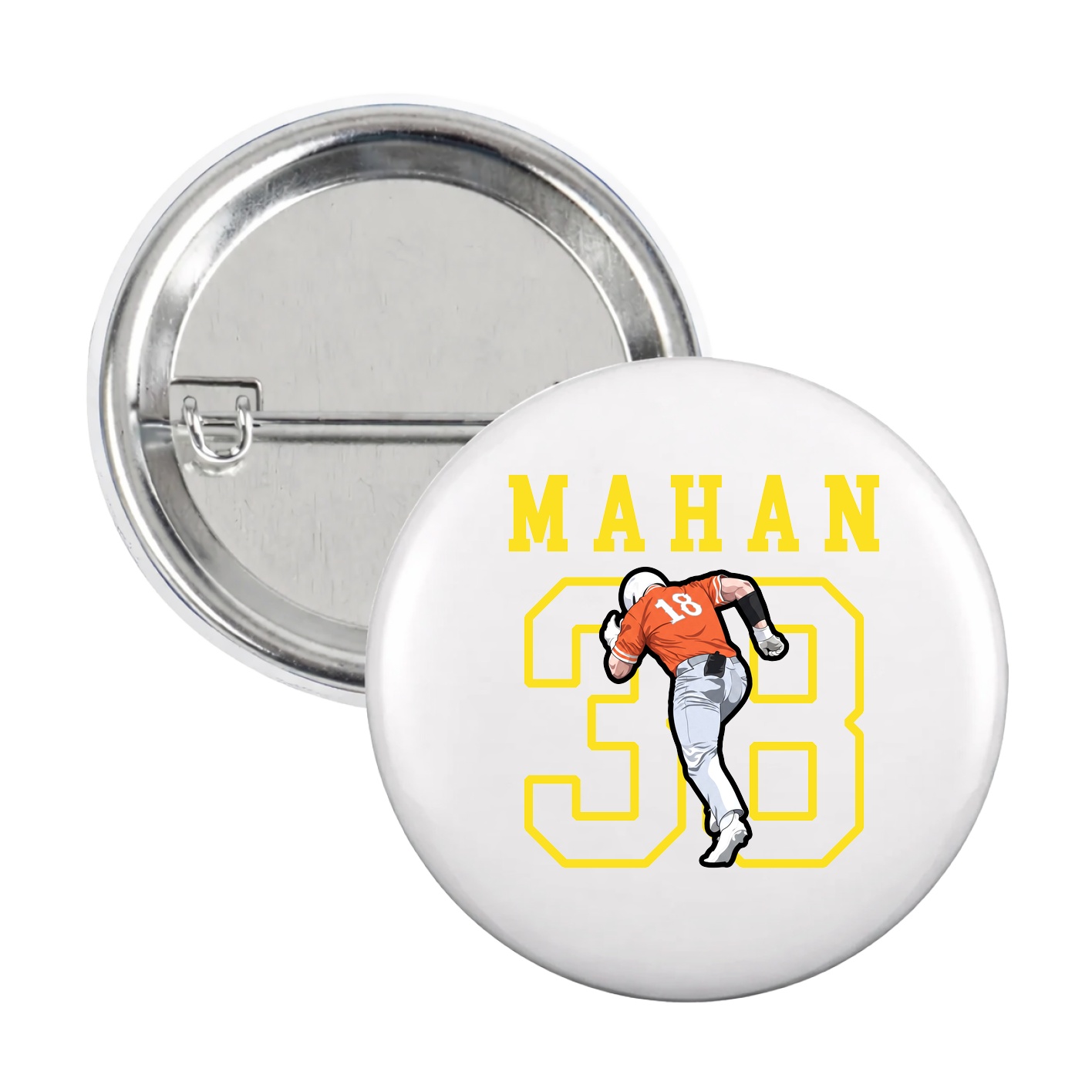 Game Day Button — Shirsey in White