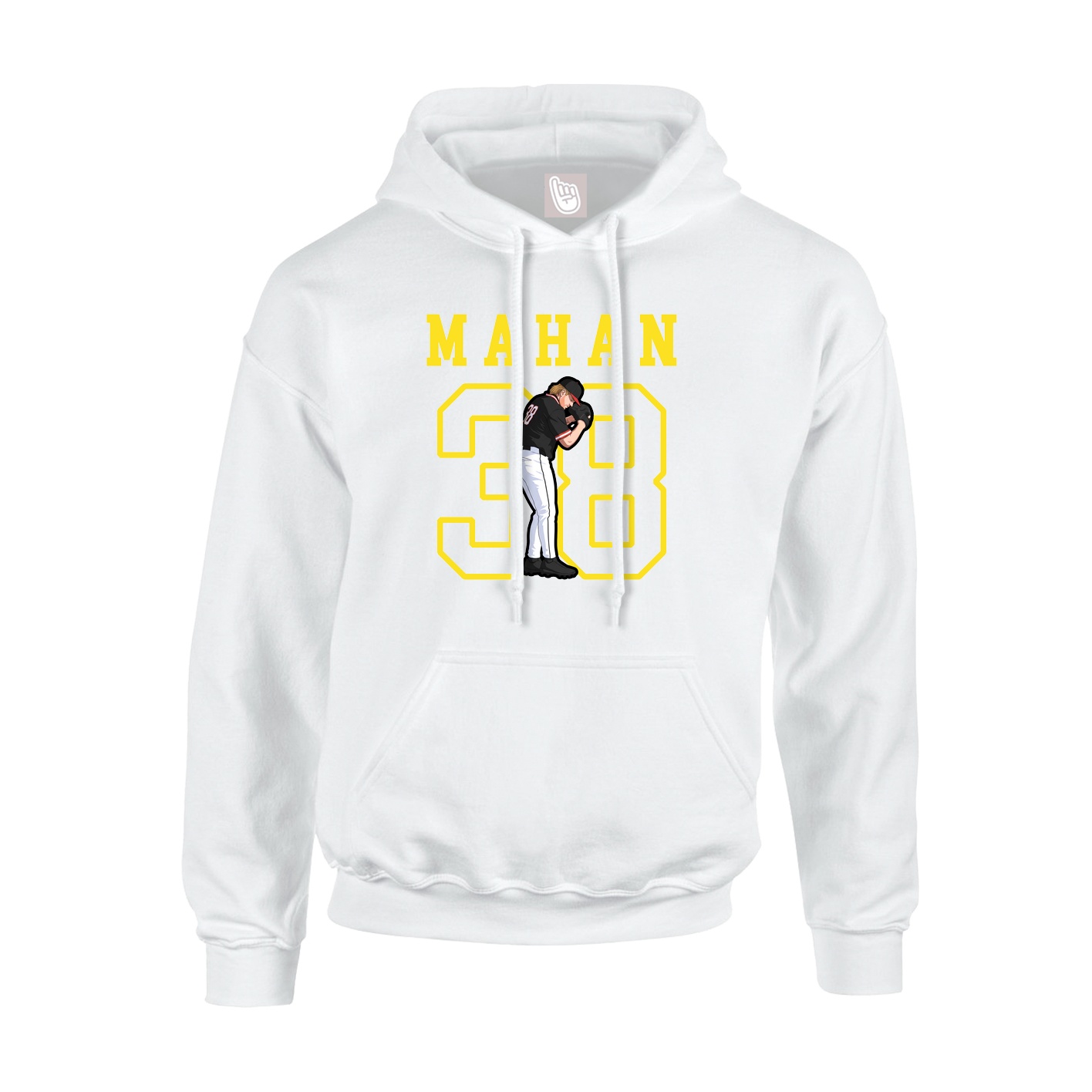 Hoodie — Shirsey in White