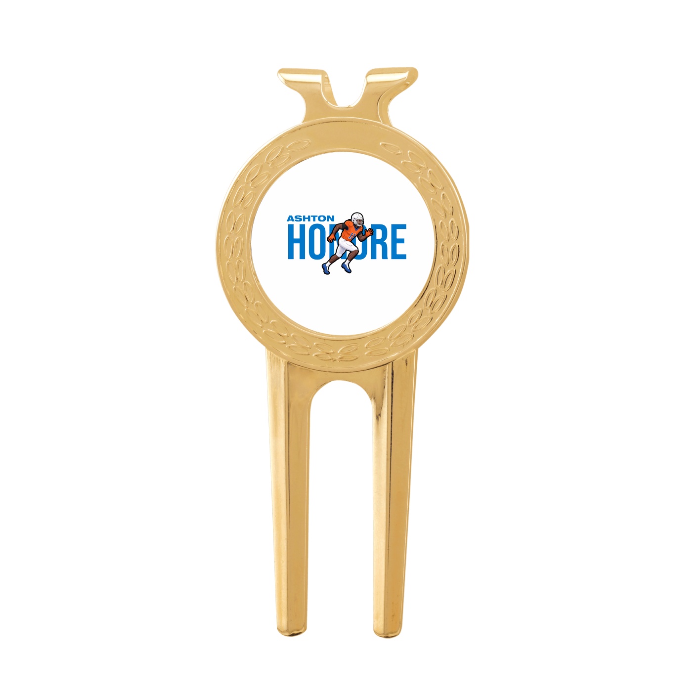 Divot Tool with Ball Marker — Player Name in Classic