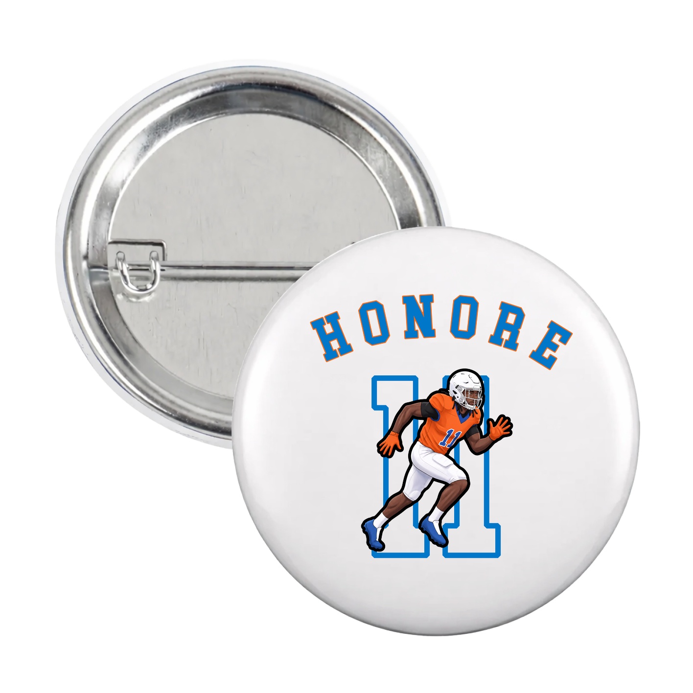Game Day Button — Shirsey Arch in White