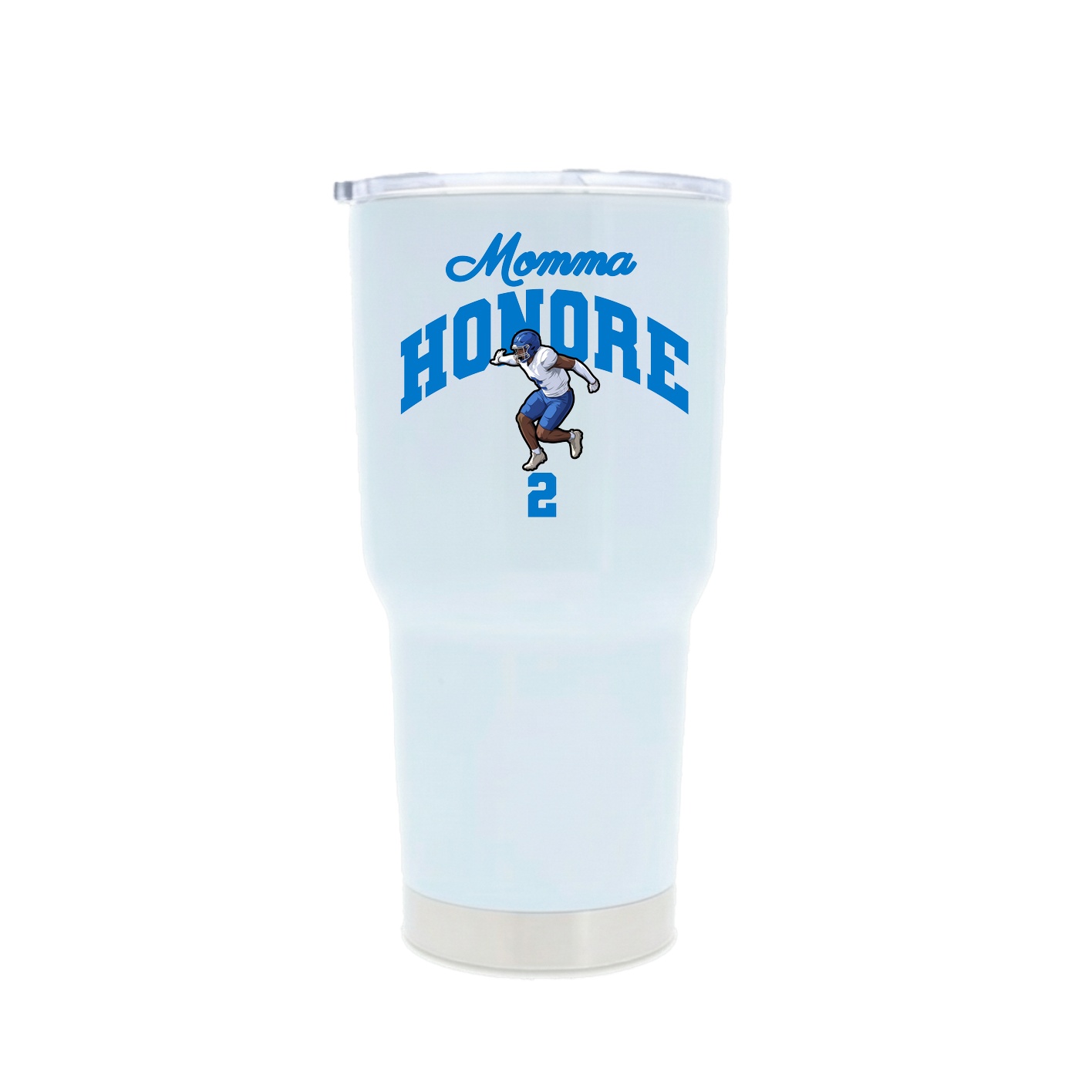 30oz Stainless Steel Tumbler — Mothers Day Arch in White