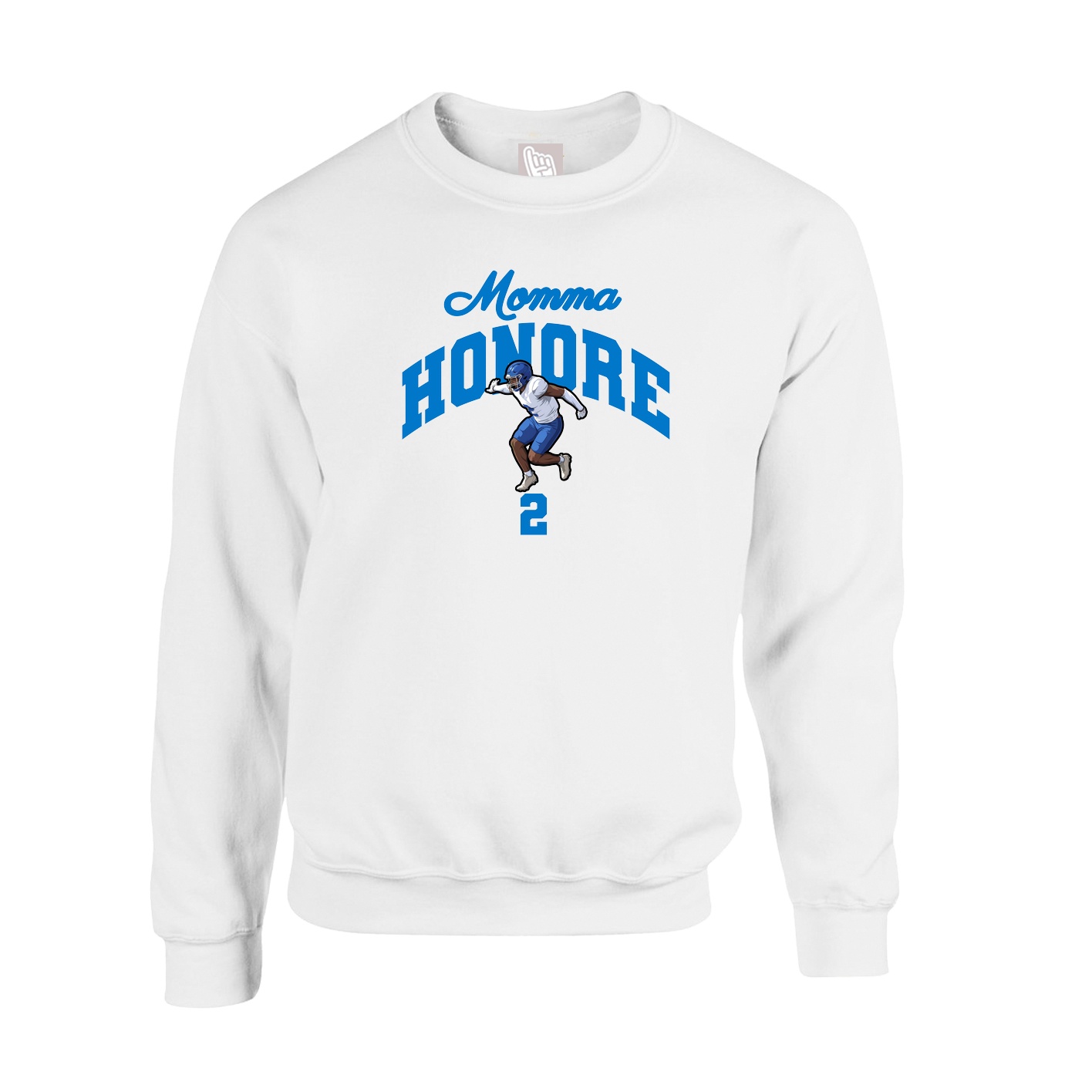 Fleece Crew — Mothers Day Arch in White