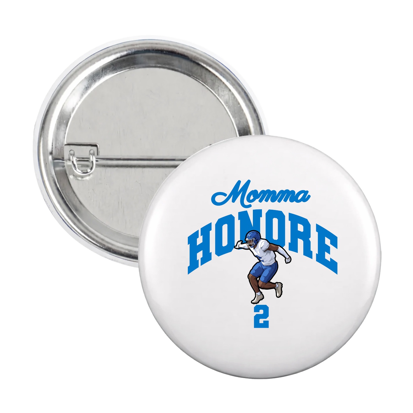 Game Day Button — Mothers Day Arch in White