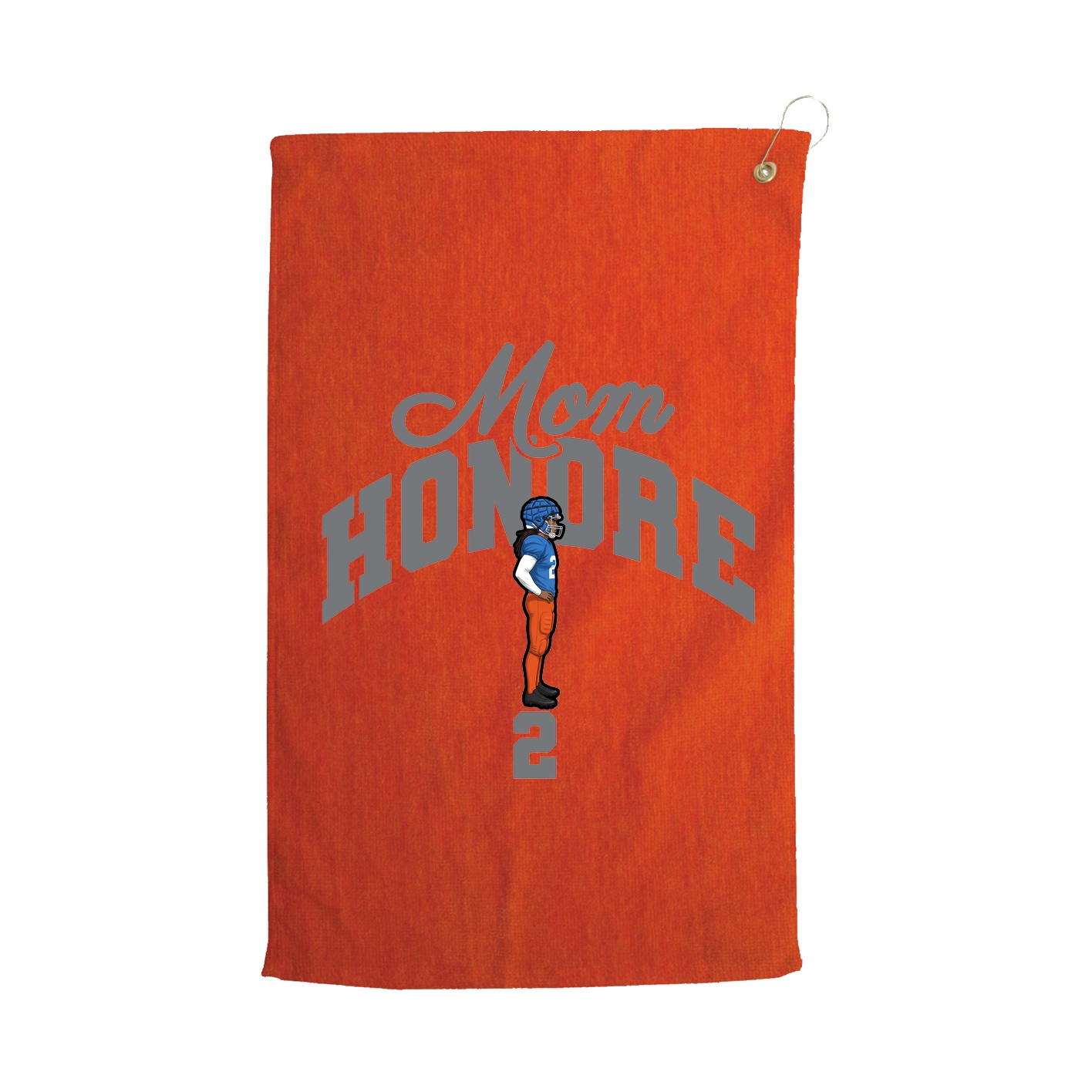 Golf Towel — Mothers Day Arch in Orange