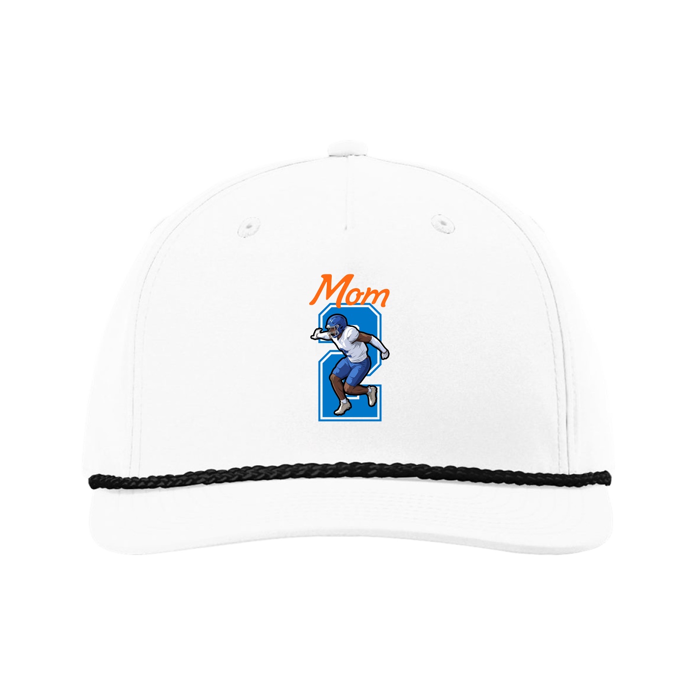 Five-Panel Classic Rope Cap — Mothers Day Shirsey in White