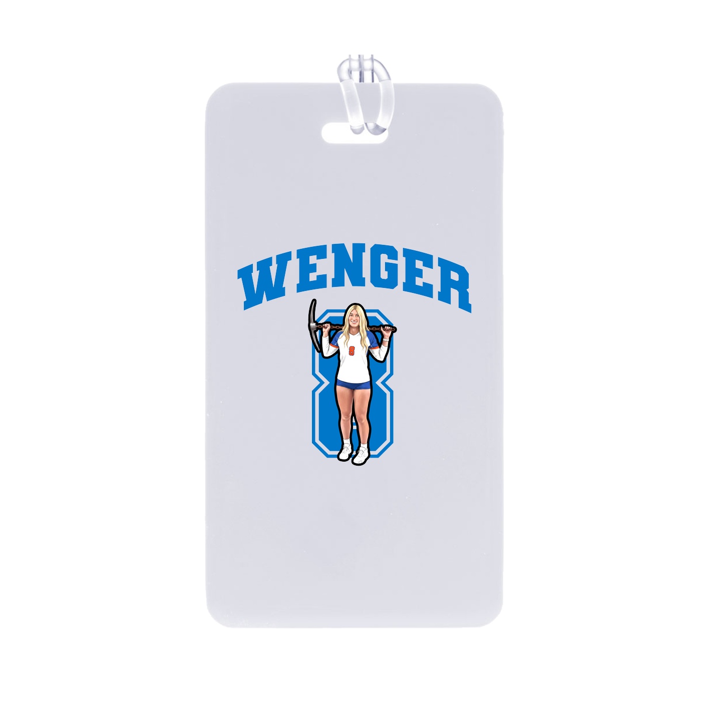 Bag Tag — Number in Classic