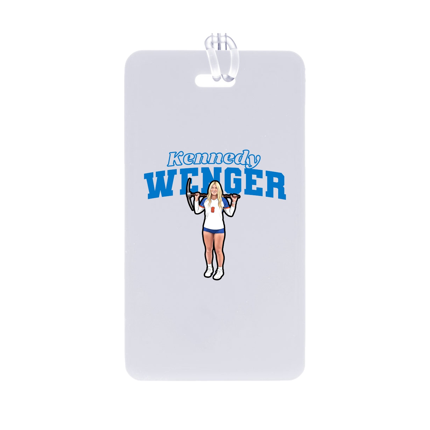 Bag Tag — Name Arch in Classic