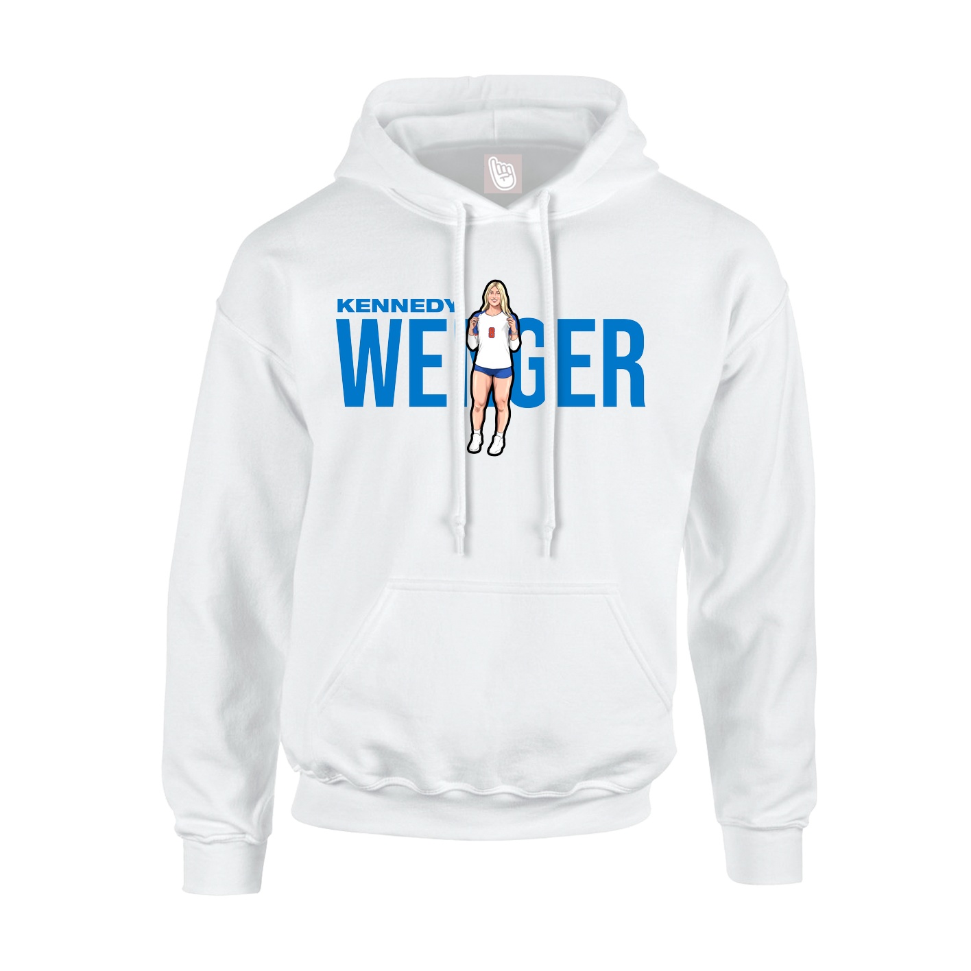 Hoodie — Player Name in White